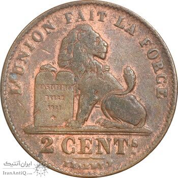 سکه 2 سانتیم 1909 لئوپولد دوم (نوشته فرانسوی) - EF40 - بلژیک سکه 2 سانتیم 1909 لئوپولد دوم (نوشته فرانسوی) - EF40 - بلژیک