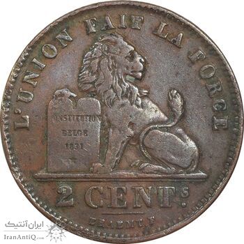 سکه 2 سانتیم 1912 آلبرت یکم (نوشته فرانسوی) - EF40 - بلژیک سکه 2 سانتیم 1912 آلبرت یکم (نوشته فرانسوی) - EF40 - بلژیک