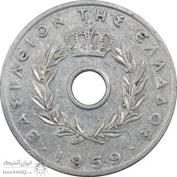 سکه 20 لپتا 1959 پائول یکم - EF40 - یونان سکه 20 لپتا 1959 پائول یکم - EF40 - یونان