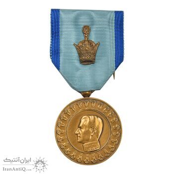 مدال یادبود آویزی بیست و پنجمین سده (روز) - با جعبه فابریک - UNC - محمد رضا شاه