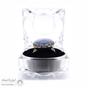 انگشتر نقره مردانه عقیق یاسی انگشتر نقره مردانه عقیق یاسی