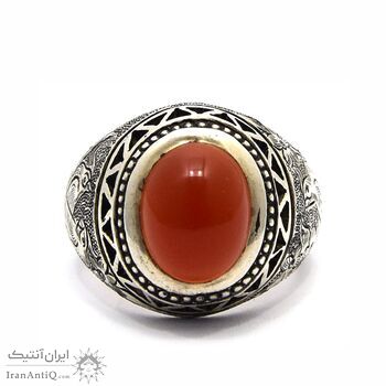 انگشتر نقره مردانه عقیق - قلم فرح نیا انگشتر نقره مردانه عقیق - قلم فرح نیا