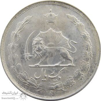 سکه 1 ریال 1325 - MS63 - محمد رضا شاه