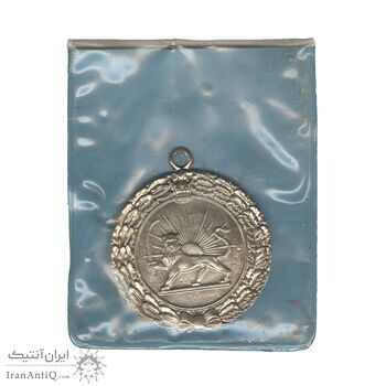 مدال برنز شیر و خورشید (با پک فابریک) - UNC - محمد رضا شاه
