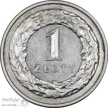 سکه 1 زلوتی 1994 جمهوری سوم - EF45 - لهستان