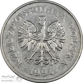 سکه 1 زلوتی 1994 جمهوری سوم - EF45 - لهستان