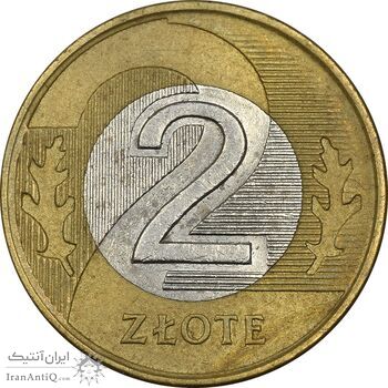 سکه 2 زلوتی 1994 جمهوری سوم - EF45 - لهستان