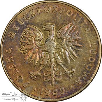 سکه 10 زلوتی 1989 جمهوری سوم - EF45 - لهستان