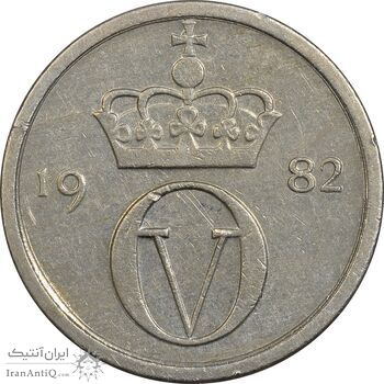 سکه 10 اوره 1982 اولاف پنجم - EF45 - نروژ