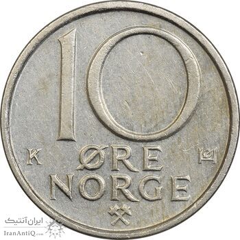 سکه 10 اوره 1986 اولاف پنجم - EF45 - نروژ