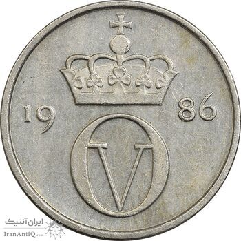 سکه 10 اوره 1986 اولاف پنجم - EF45 - نروژ