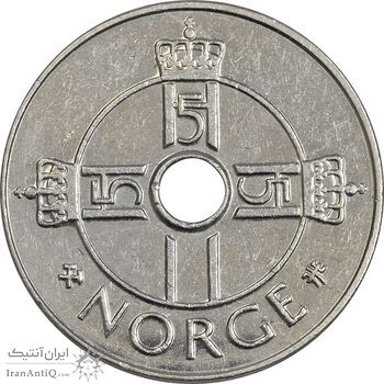 سکه 1 کرون 1998 هارالد پنجم - EF45 - نروژ