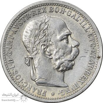 سکه 1 کرونا 1901 فرانتس یوزف یکم - EF45 - اتریش-مجارستان