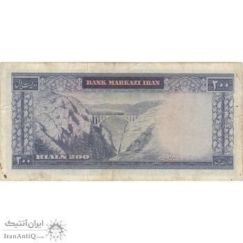 اسکناس 200 ریال (آموزگار - جهانشاهی) - تک - VF30 - محمد رضا شاه اسکناس 200 ریال (آموزگار - جهانشاهی) - تک - VF30 - محمد رضا شاه
