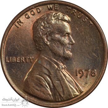 سکه 1 سنت 1978 لینکلن - MS62 - آمریکا