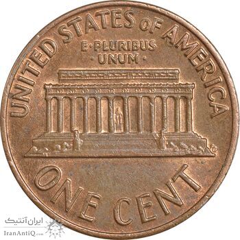 سکه 1 سنت 1969 لینکلن - AU55 - آمریکا