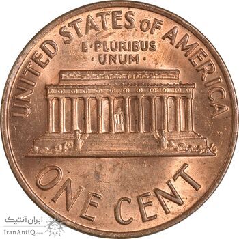 سکه 1 سنت 1972 لینکلن - MS62 - آمریکا