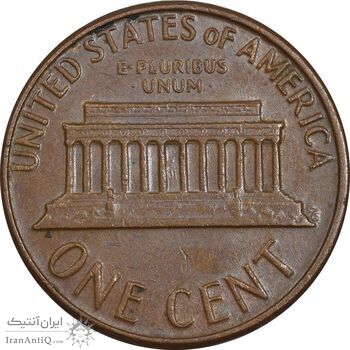 سکه 1 سنت 1976D لینکلن - AU50 - آمریکا