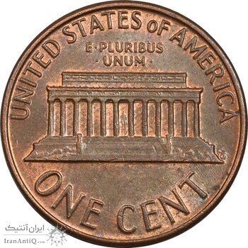 سکه 1 سنت 1977D لینکلن - MS62 - آمریکا