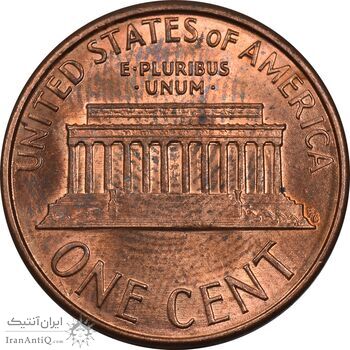 سکه 1 سنت 1987D لینکلن - MS62 - آمریکا