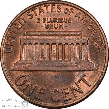 سکه 1 سنت 1988 لینکلن - MS62 - آمریکا