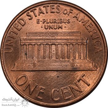 سکه 1 سنت 1989D لینکلن - MS64 - آمریکا