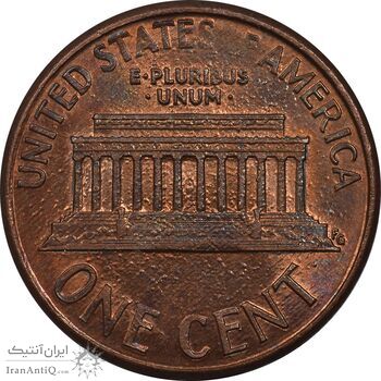 سکه 1 سنت 1990D لینکلن - MS63 - آمریکا