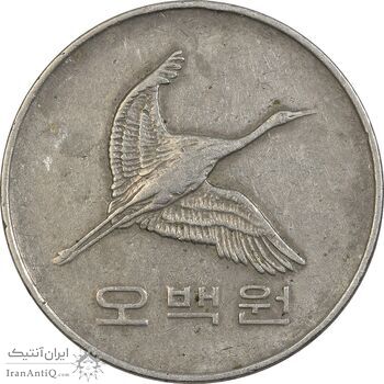 سکه 500 وون 1991 جمهوری - EF40 - کره جنوبی