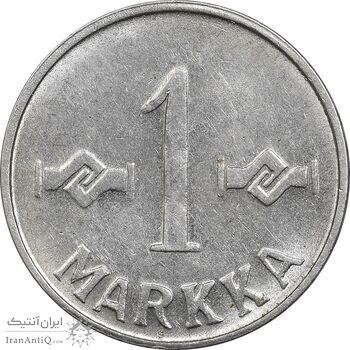سکه 1 مارک 1954 جمهوری - MS61 - فنلاند