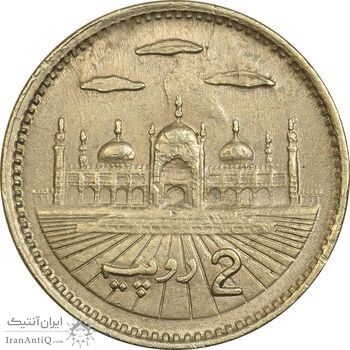 سکه 2 روپیه 2000 جمهوری اسلامی - AU50 - پاکستان