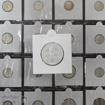 سکه 2000 دینار 1337 جلوس - EF45 - احمد شاه