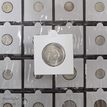 سکه 10 ریال 2537 (خارج از مرکز) - MS63 - محمد رضا شاه سکه 10 ریال 2537 (خارج از مرکز) - MS63 - محمد رضا شاه