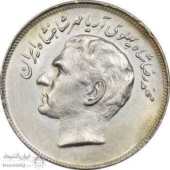 سکه 20 ریال 1357 فائو (روستایی) - AU50 - محمد رضا شاه سکه 20 ریال 1357 فائو (روستایی) - AU50 - محمد رضا شاه