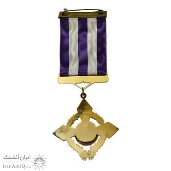 نشان خدمات ورزشی (با روبان و جعبه فابریک) - UNC - محمد رضا شاه