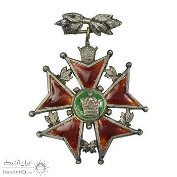 نشان خدمت شهربانی درجه سه - EF - رضا شاه