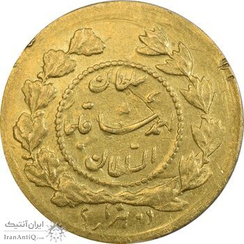 سکه طلا 2000 دینار 1341 تصویری - EF40 - احمد شاه