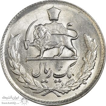 سکه 1 ریال 1333 مصدقی - MS64 - محمد رضا شاه