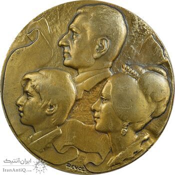 مدال برنز میدان شهیاد 1352 - EF - محمد رضا شاه