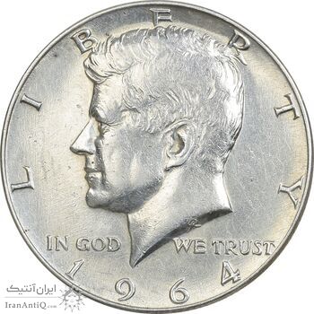 سکه نیم دلار 1964 کندی - AU50 - آمریکا سکه نیم دلار 1964 کندی - AU50 - آمریکا