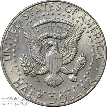 سکه نیم دلار 1967 کندی - MS62 - آمریکا