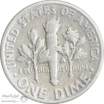 سکه 1 دایم 1952 روزولت - EF40 - آمریکا