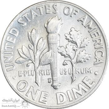 سکه 1 دایم 1964D روزولت - MS61 - آمریکا سکه 1 دایم 1964D روزولت - MS61 - آمریکا