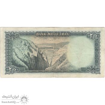 اسکناس 200 ریال سری سوم - تک - EF40 - محمد رضا شاه اسکناس 200 ریال سری سوم - تک - EF40 - محمد رضا شاه