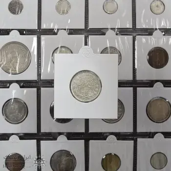 سکه 1000 دینار 1305 رایج - MS62 - رضا شاه