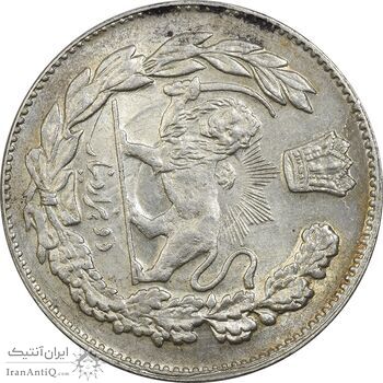 سکه 2000 دینار 1333 تصویری (چرخش 80 درجه) - MS62 - احمد شاه