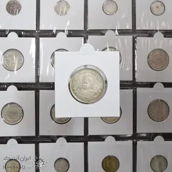 سکه 2000 دینار 1333 تصویری (چرخش 80 درجه) - MS62 - احمد شاه