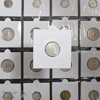 سکه 1 ریال 1325 - (مکرر روی سکه) - MS63 - محمد رضا شاه