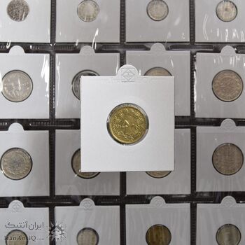 سکه 50 دینار 1316 (سورشارژ روی 6 وارو) - EF40 - رضا شاه سکه 50 دینار 1316 (سورشارژ روی 6 وارو) - EF40 - رضا شاه