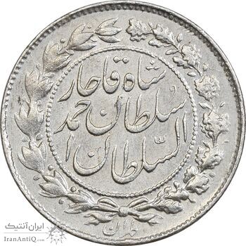 سکه 500 دینار 1330 خطی - MS60 - احمد شاه