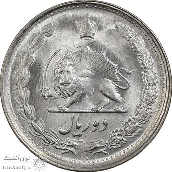 سکه 2 ریال 1340 - MS64 - محمد رضا شاه